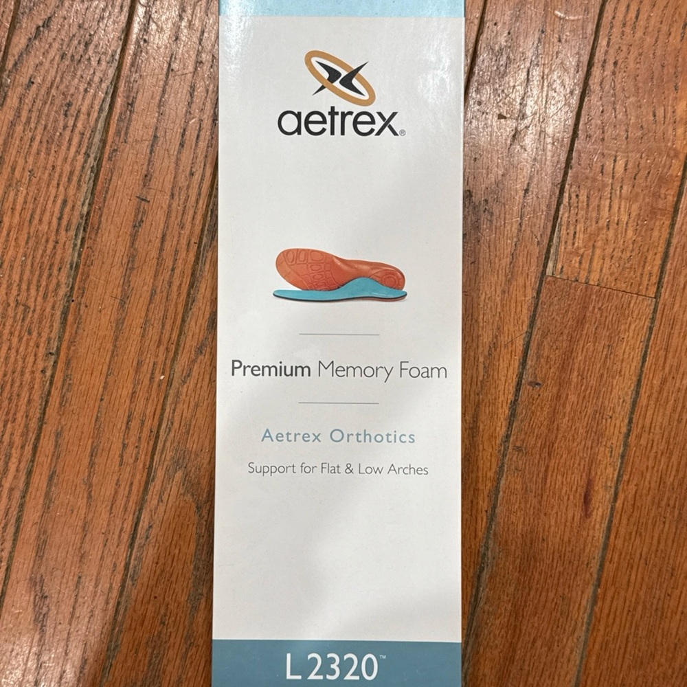 Aetrex Premium Memory Foam Orthotics Men’s 14 L 2320 L2320 Flat & Low Arches
